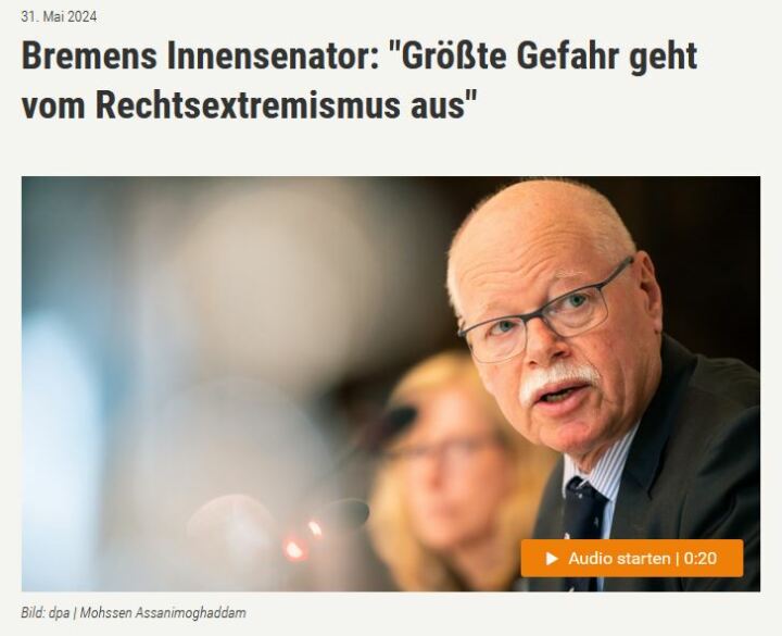 Vorstellung Verfassungsschutzbericht 2023